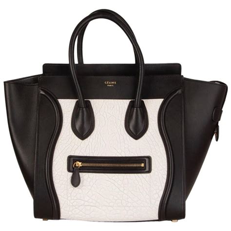 celine black bag amazon|Celine bag black white.